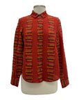 Habitat EMBROIDERED STRIPE SHAPE HEM SHIRT