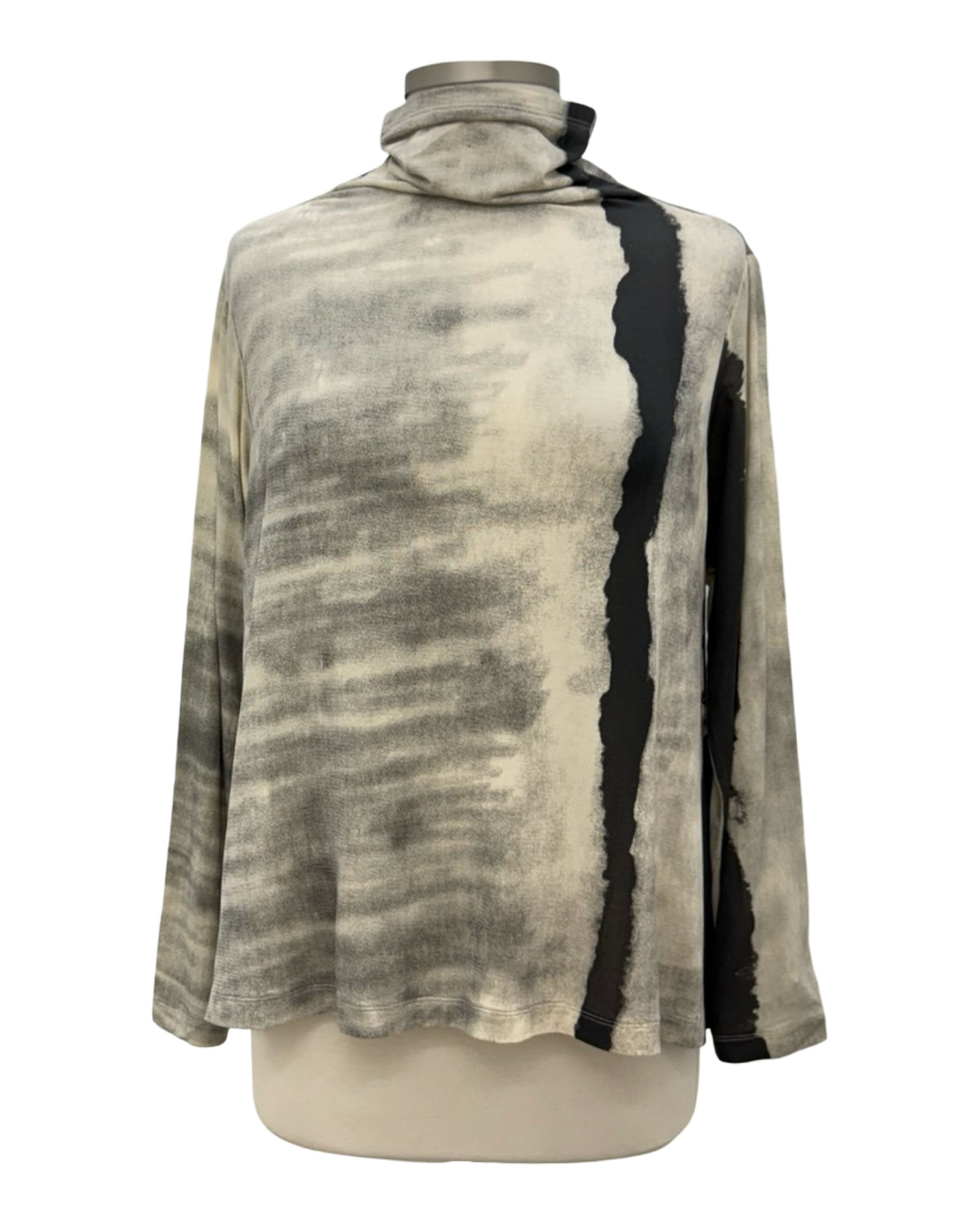 Moyuru LONG SLEEVE CLOUD PRINT TOP