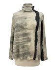 Moyuru LONG SLEEVE CLOUD PRINT TOP