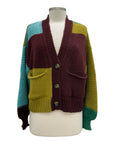 Alembika TWO TONE CARDI SWEATER