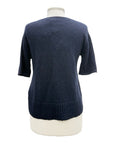 Foil SHORT SLEEVE KNITTY CARDIGAN