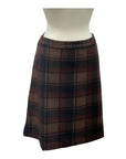 Foil GO TO MINI CHECK SKIRT