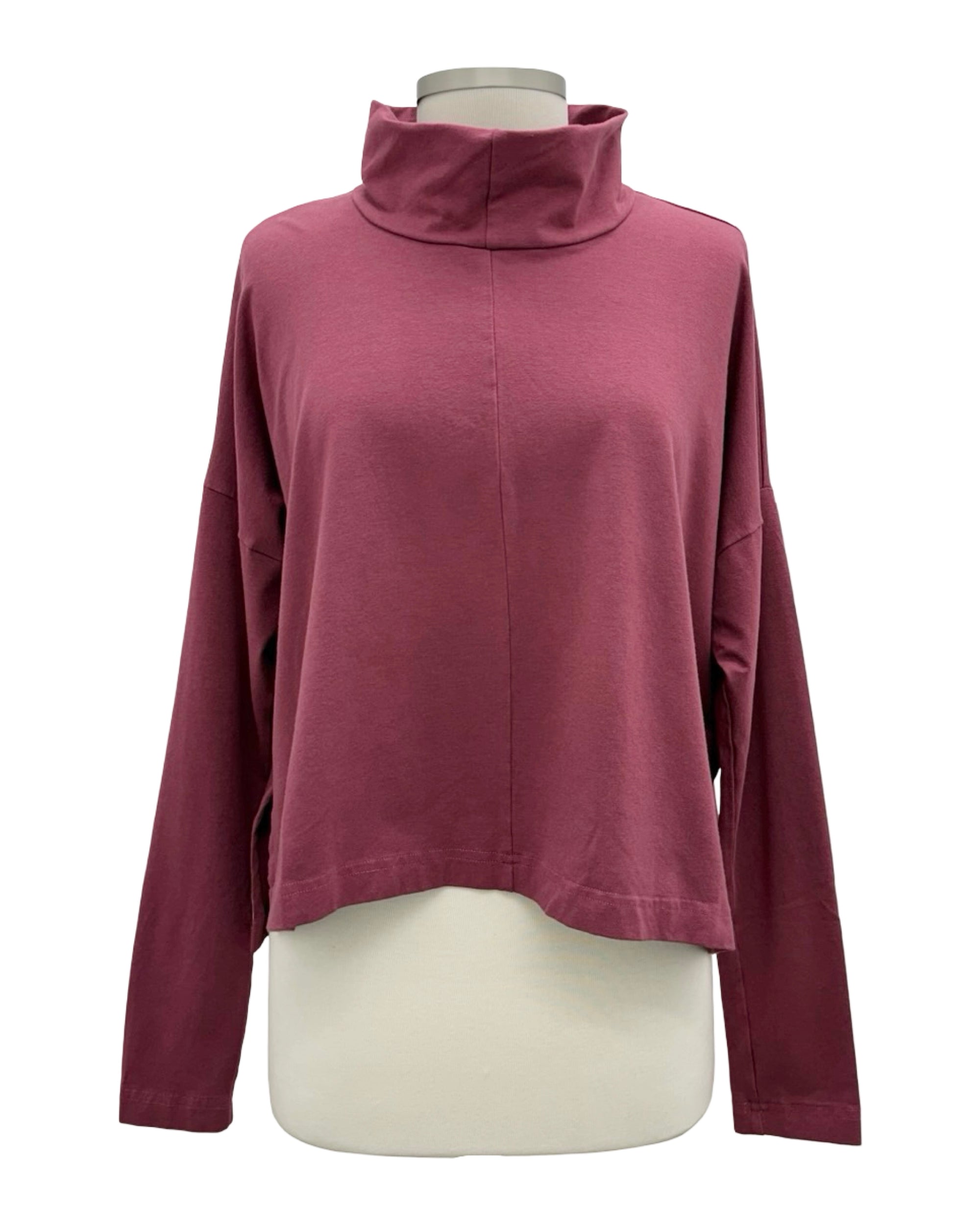Bryn Walker CROP MOCK LONG SLEEVE TAOS