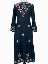 Load image into Gallery viewer, Johnny Was RUFFLE TIER KNIT DRESS GRIFFIN
