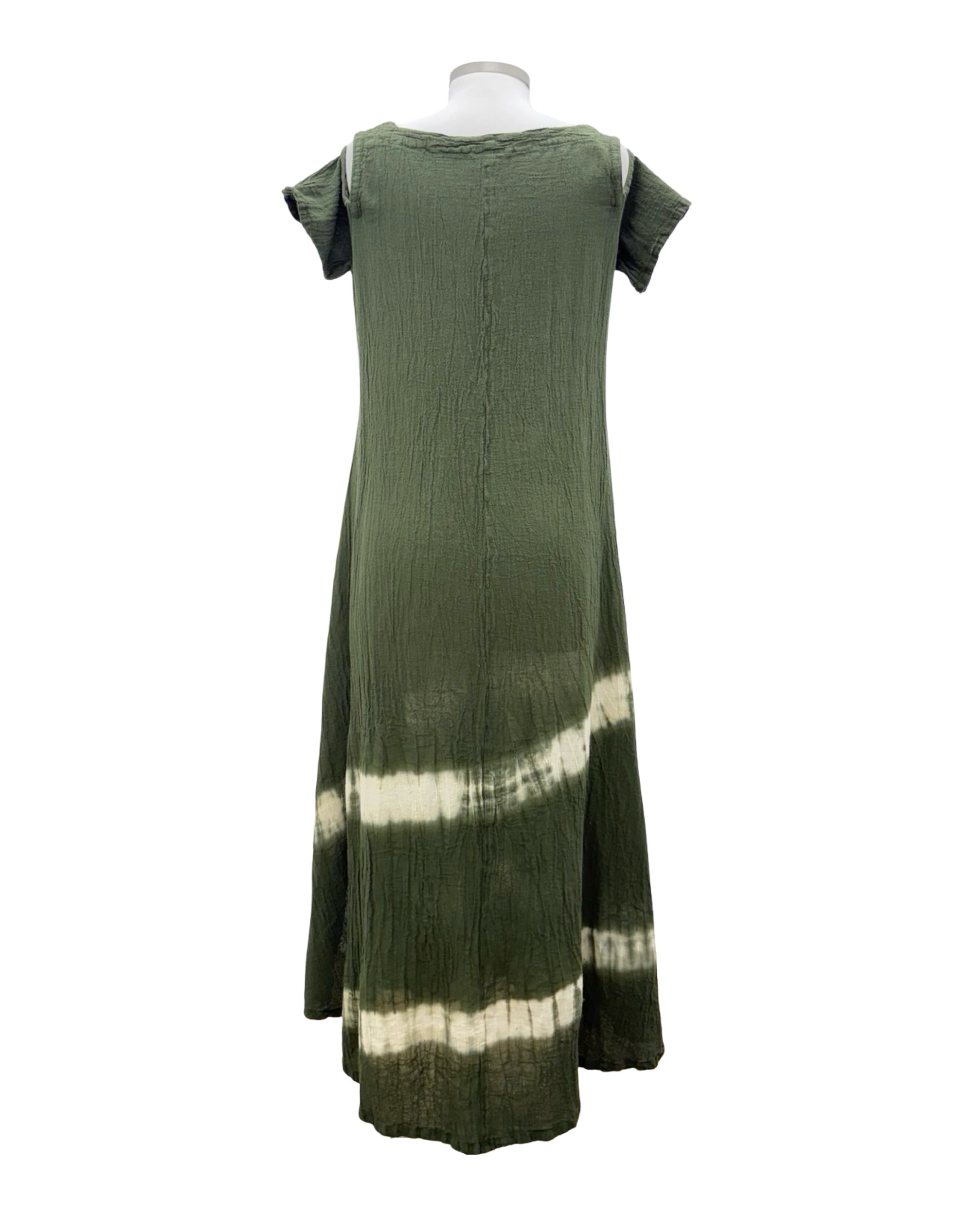 Oh My Gauze SHORT SLEEVE CUTOUT WAVE DRESS DANA