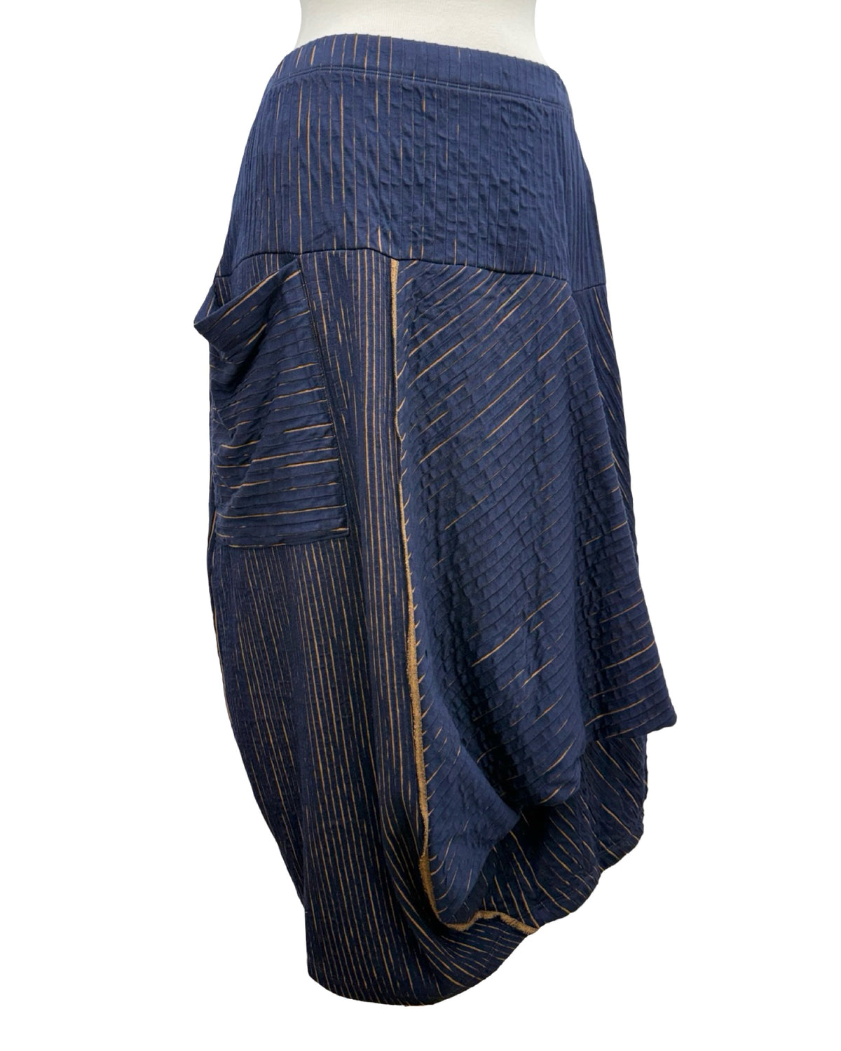 Ozai N Ku PULL ON RIB SKIRT