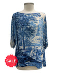 Market of Stars BLUE DELFT TOP - Originally $120