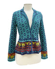 IVKO LAPEL JACKET SWEATER PRINT