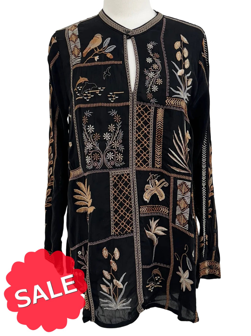 Johnny Was LENI TUNIC BLOUSE - ORIGINALLY $295