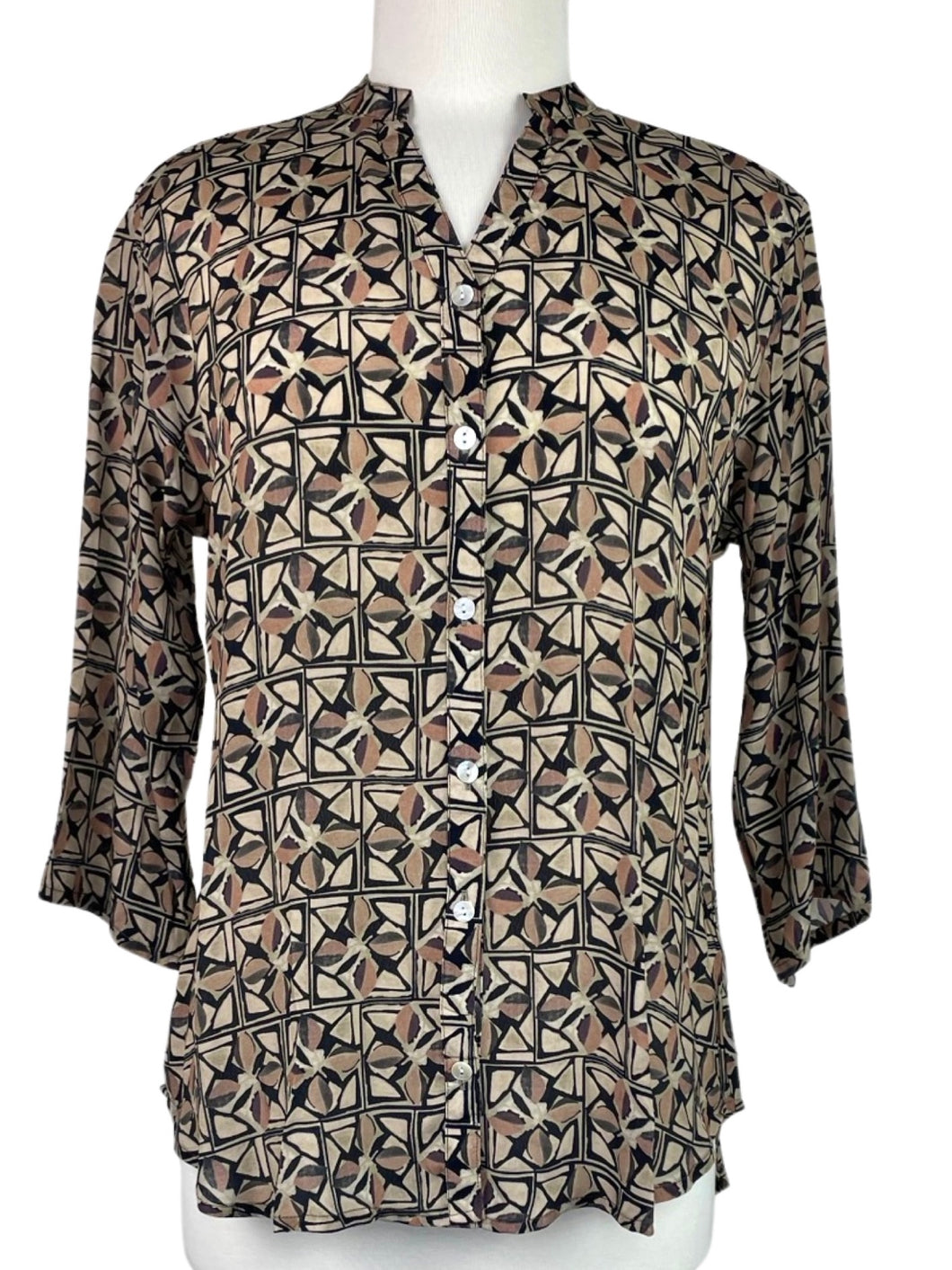 APNY MANDARIN 3/4 SLEEVE BLOUSE