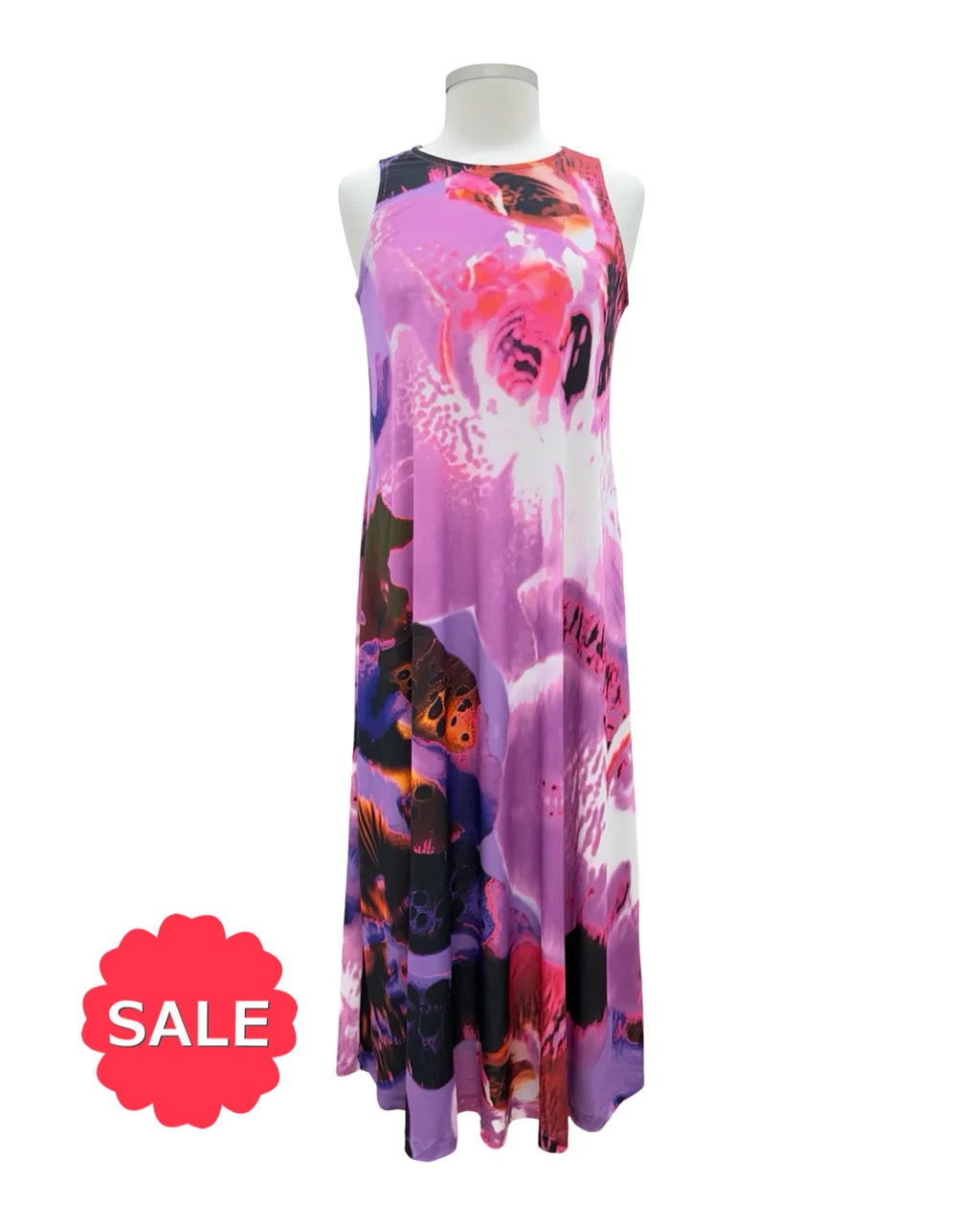 Alembika LONG PRINT TANK DRESS - Originally $245