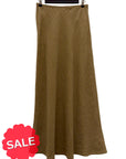 Bryn Walker OLIVE CHECK BIAS SKIRT - Originally $155