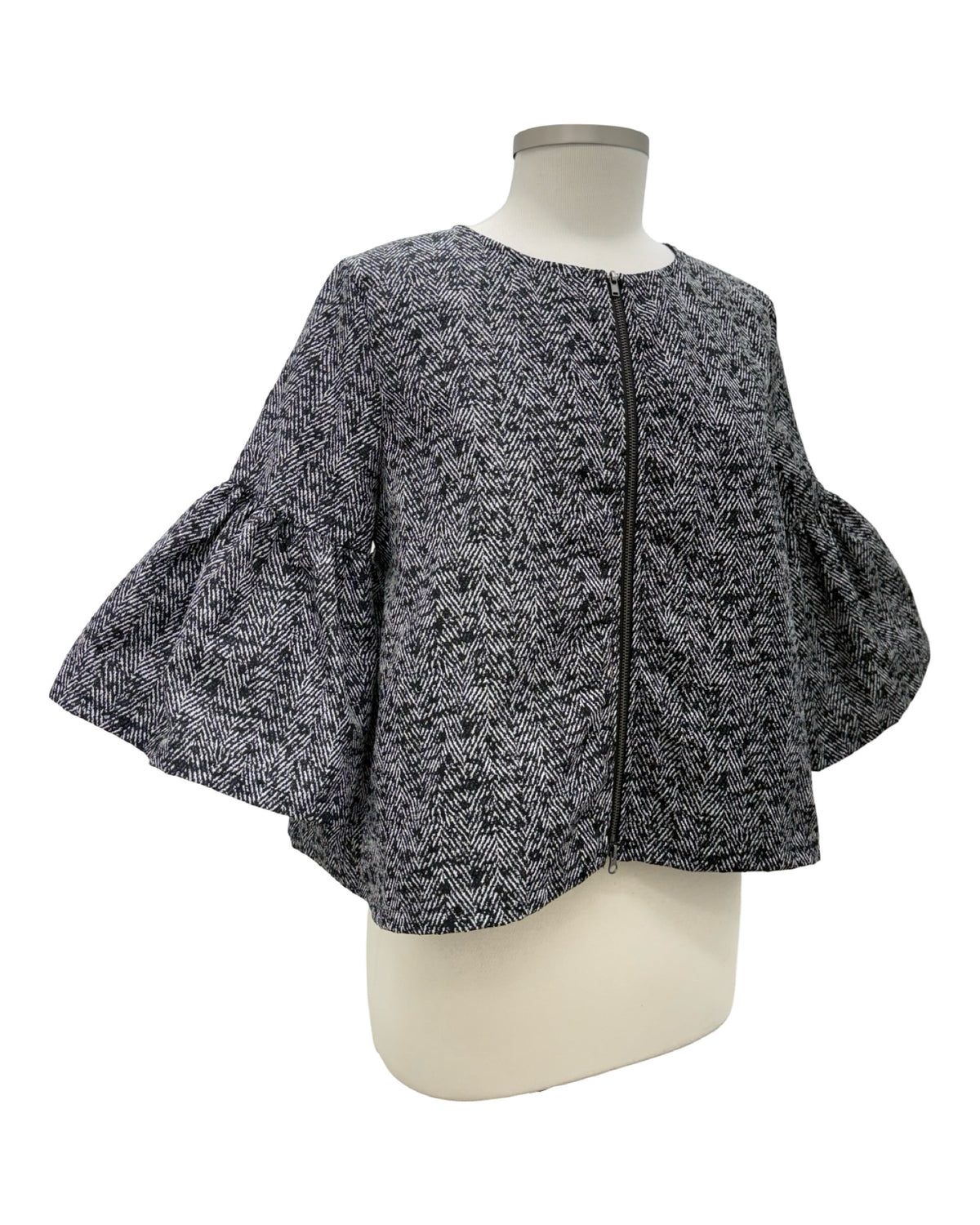 Bryn Walker BELL SLEEVE JACKET HERRINGBONE FRIDA