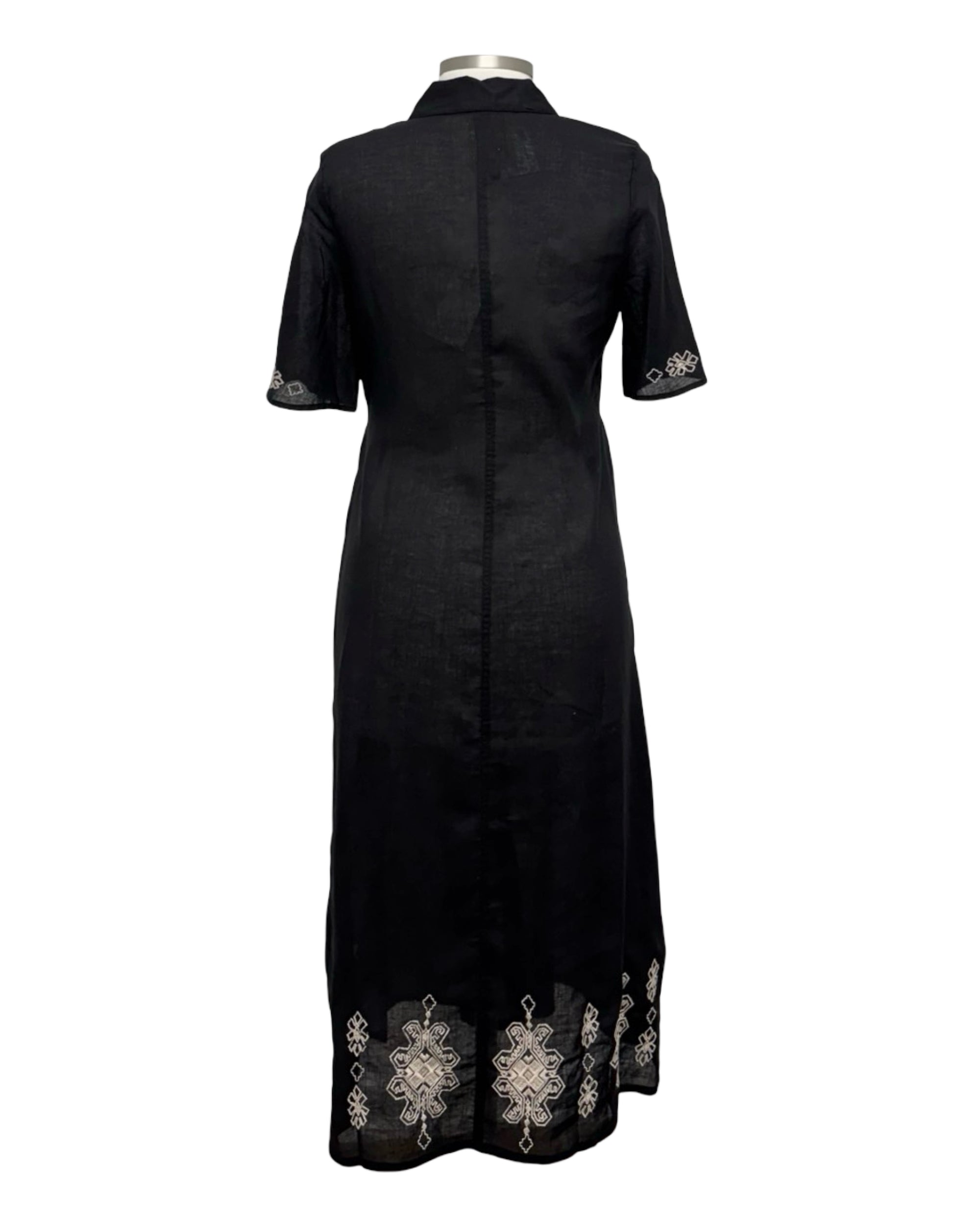 Johnny Was FLUTTER SLEEVE SHIRT DRESS Marigold Clothing Johnny Was FLUTTER SLEEVE SHIRT DRESS Marigold Clothing