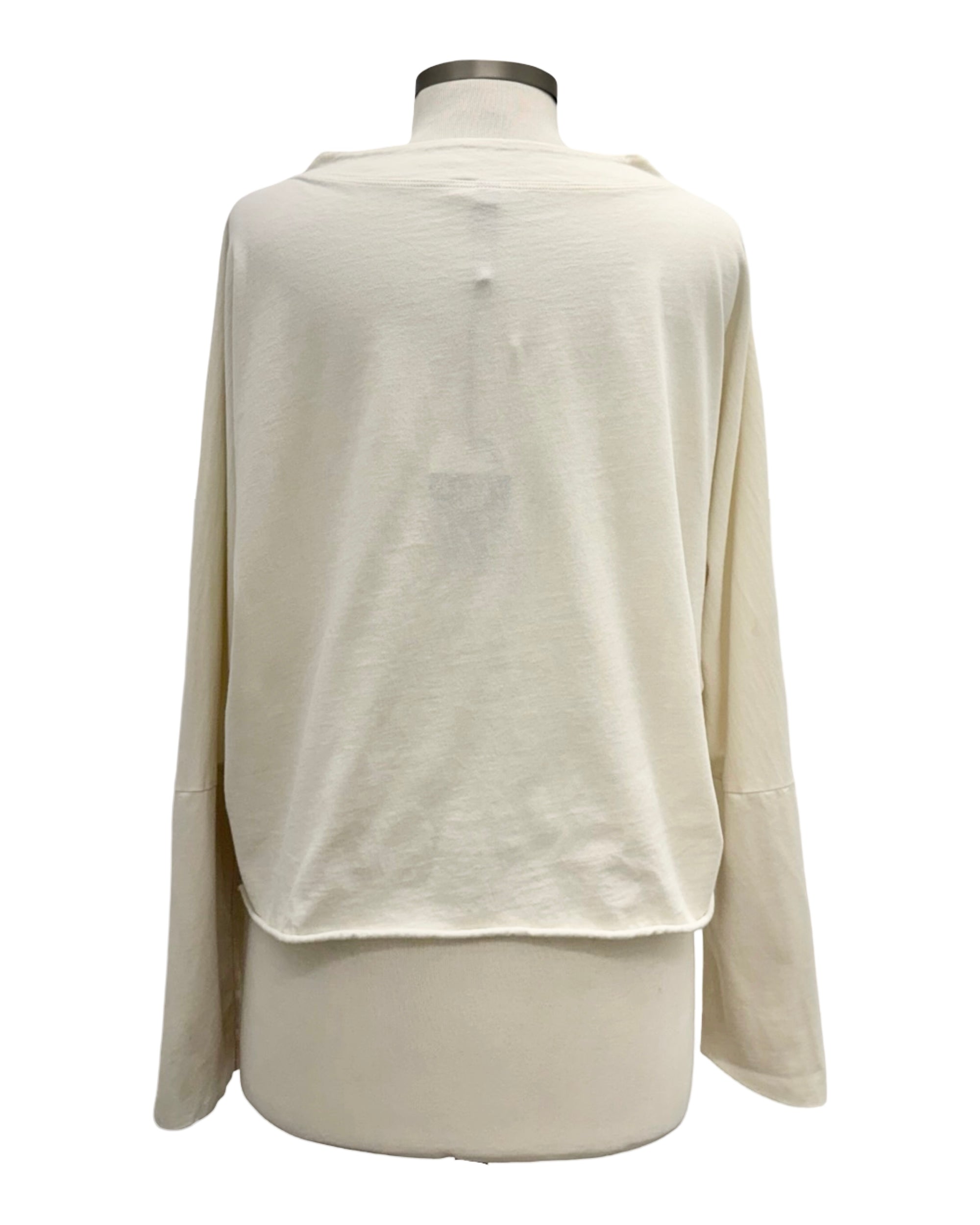 Cynthia Ashby LONG SLEEVE MOCK GRAPHIC TEE CALLA