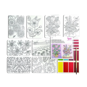 ooly WATERCOLOR FLOWER GARDEN KIT