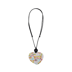 Sylca RAINBOW HEART NECKLACE