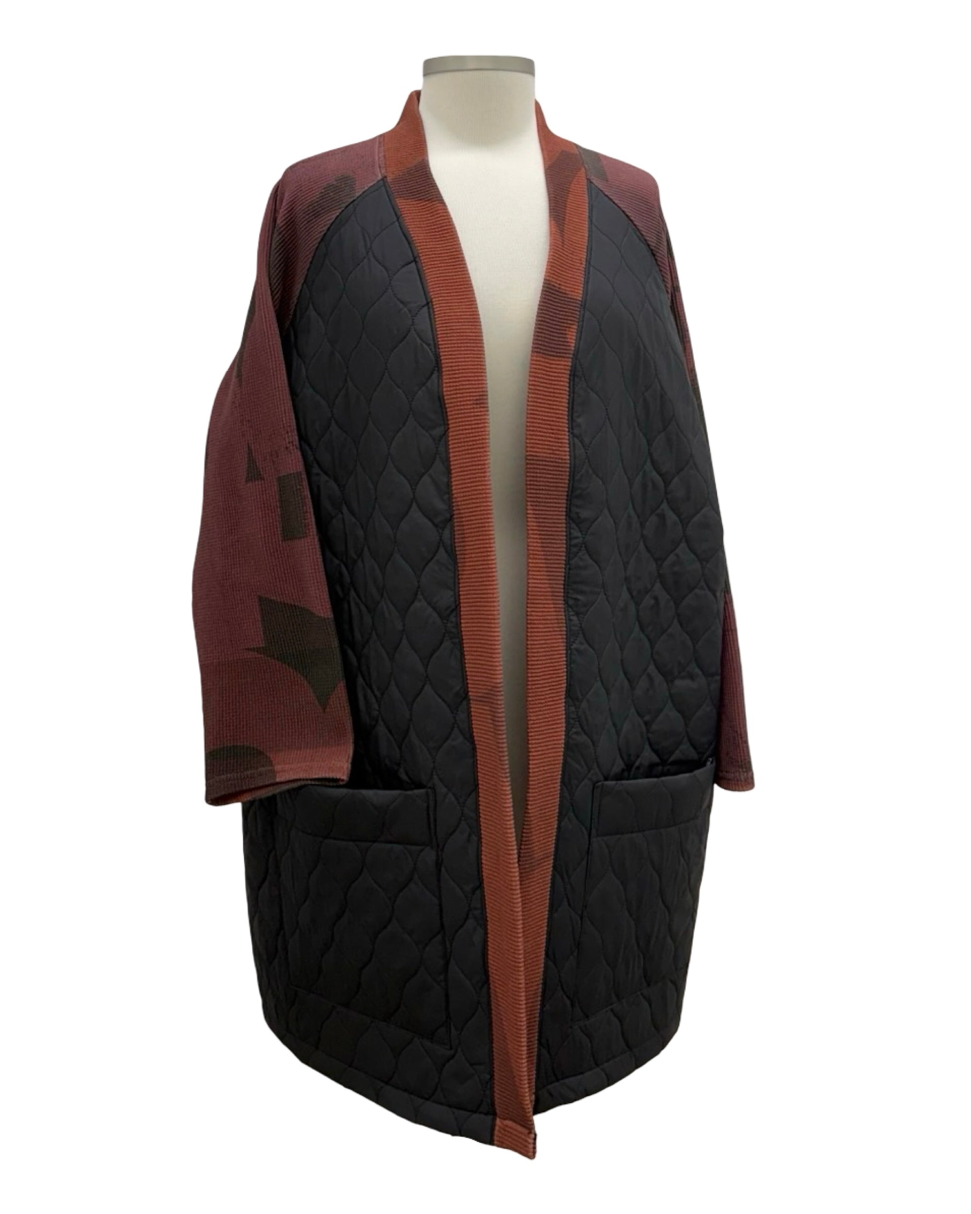 Andrea Geer 2 PCKET LONG QUILT JACKET