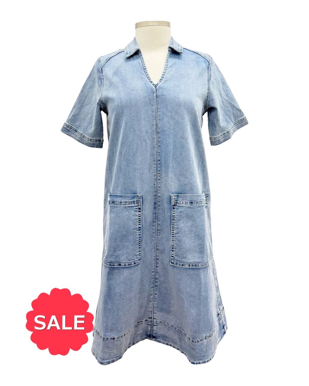 short sleeve denim dresses DELANA DRESS short sleeves and timeless dark navy denim bring effortless sophistication Denim Utility Dress For Women