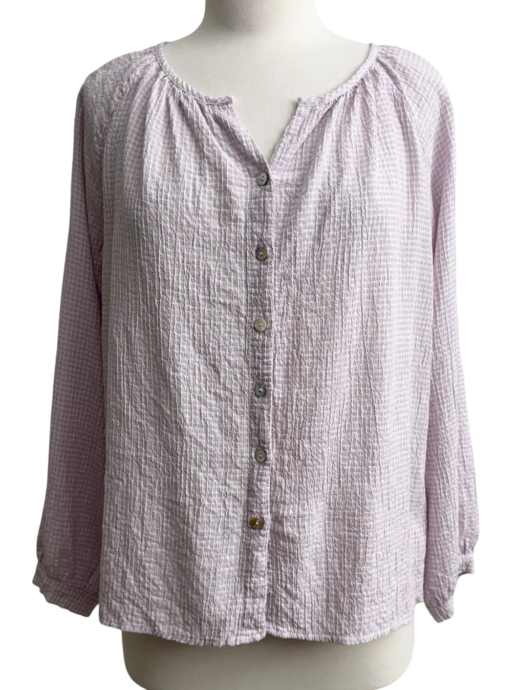 Cut Loose COLLARLESS BLOUSE