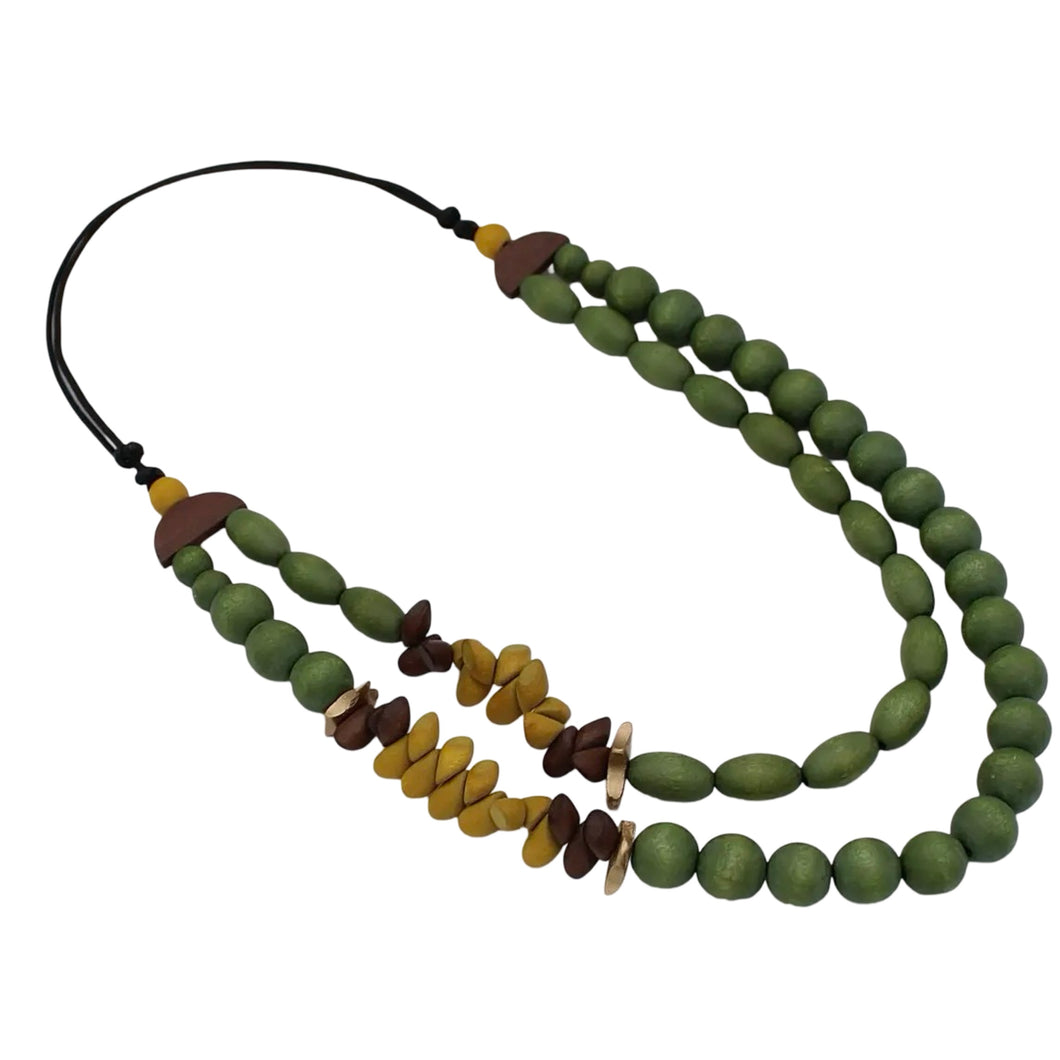 Sylca FORREST WOOD NECKLACE
