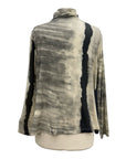 Moyuru LONG SLEEVE CLOUD PRINT TOP