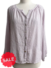 Load image into Gallery viewer, Cut Loose COLLARLESS BLOUSE - Originally $119 🔵
