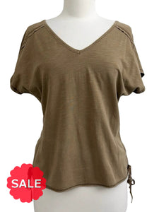 XCVI DIGGONY SHORT SLEEVE TOP - Originally $63