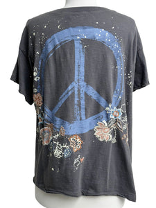 Caite SHORT SLEEVE PEACE TEE