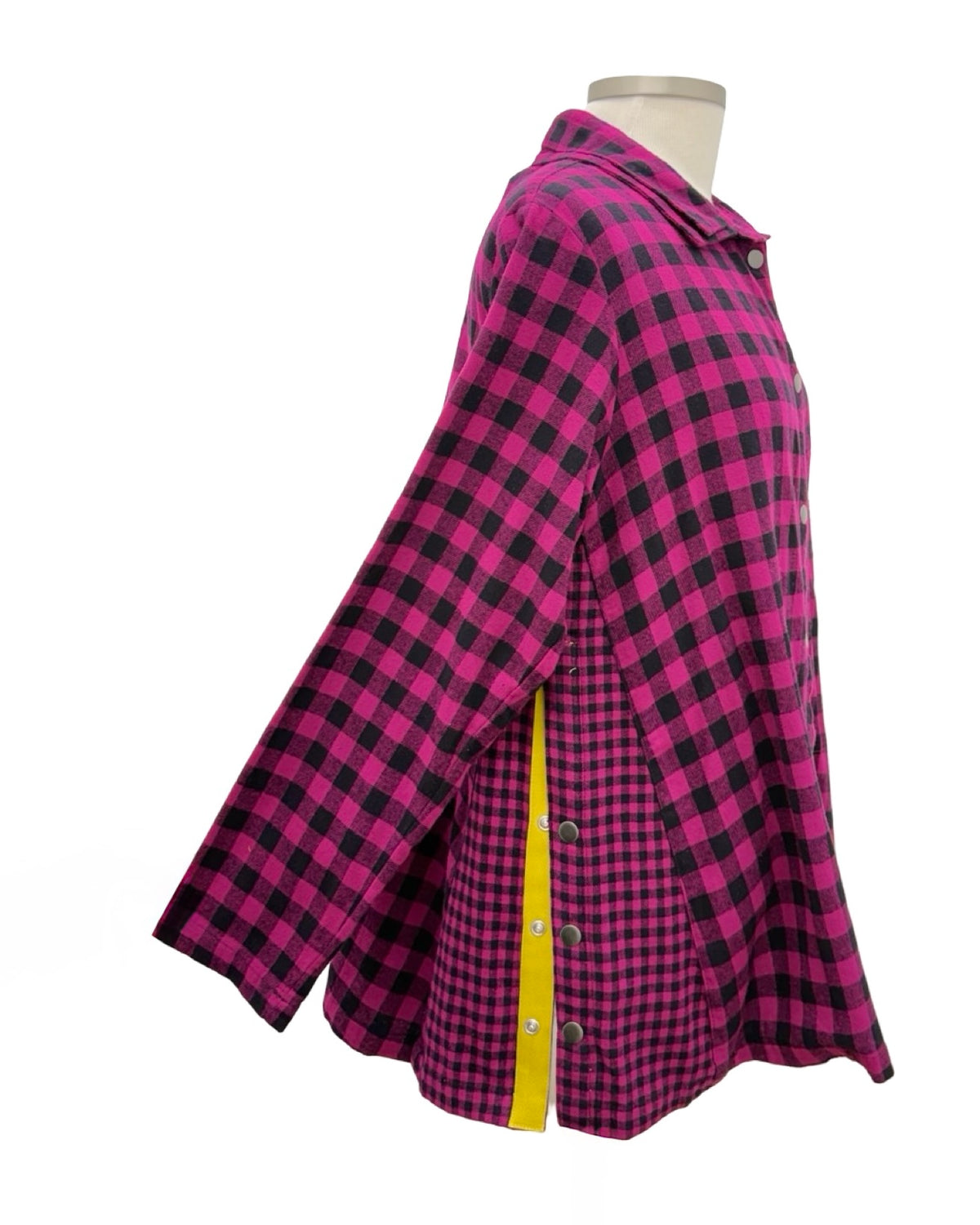 Eleven Stitch by Gerties FLANNEL PLACKET BIG CHECK