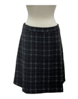 Foil GO TO MINI CHECK SKIRT