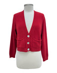 Amazing 2 PKT CARDI SWEATER POOK CROP