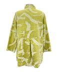 Fenini LONG SLEEVE PRINT LINEN SHIRT