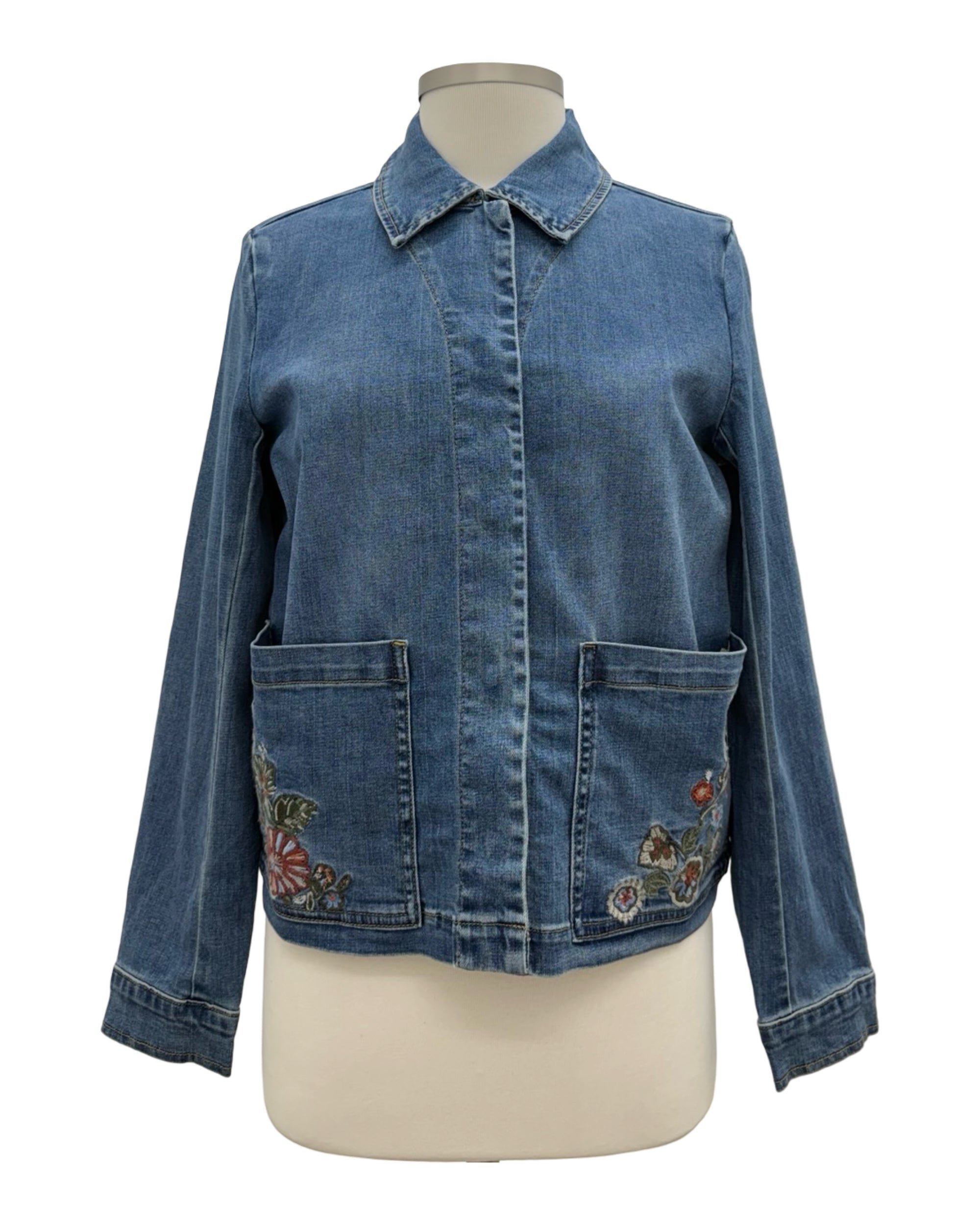 Habitat DENIM EMBROIDERED JACKET