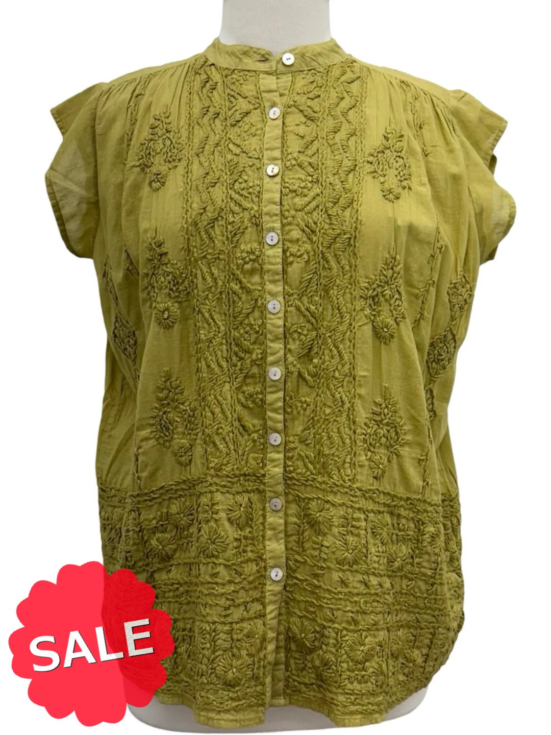 【KOOLOSET】Ethnic Lace Half Shirt Caite – Marigold Clothing