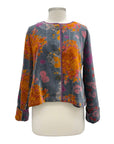 Little Journeys ROSE STITCH VELVET JACKET