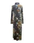 Bryn Walker FLORAL TURTLENECK DRESS LONG SLEEVE