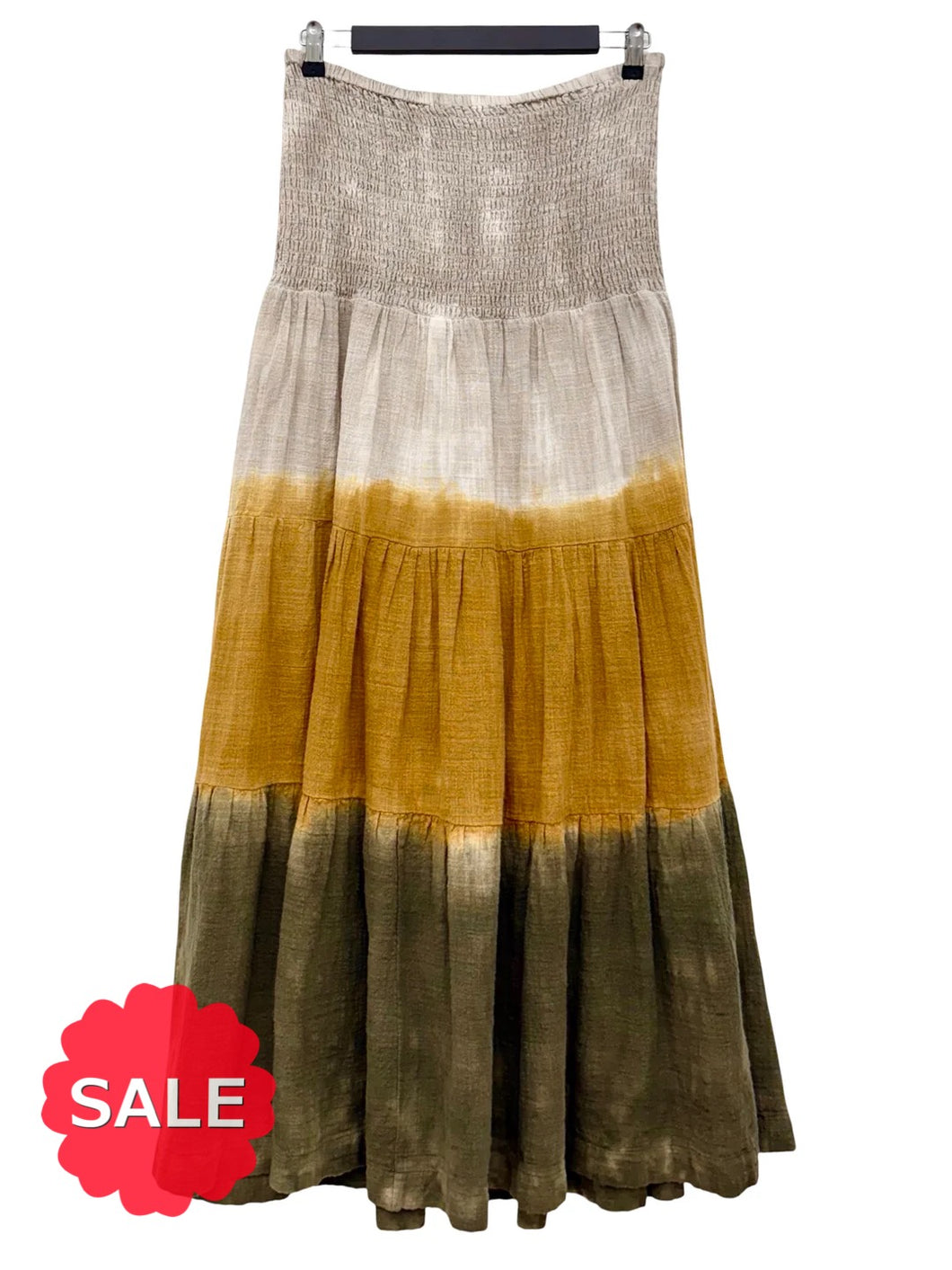 XCVI GAUZE TIER SKIRT - Originally $108