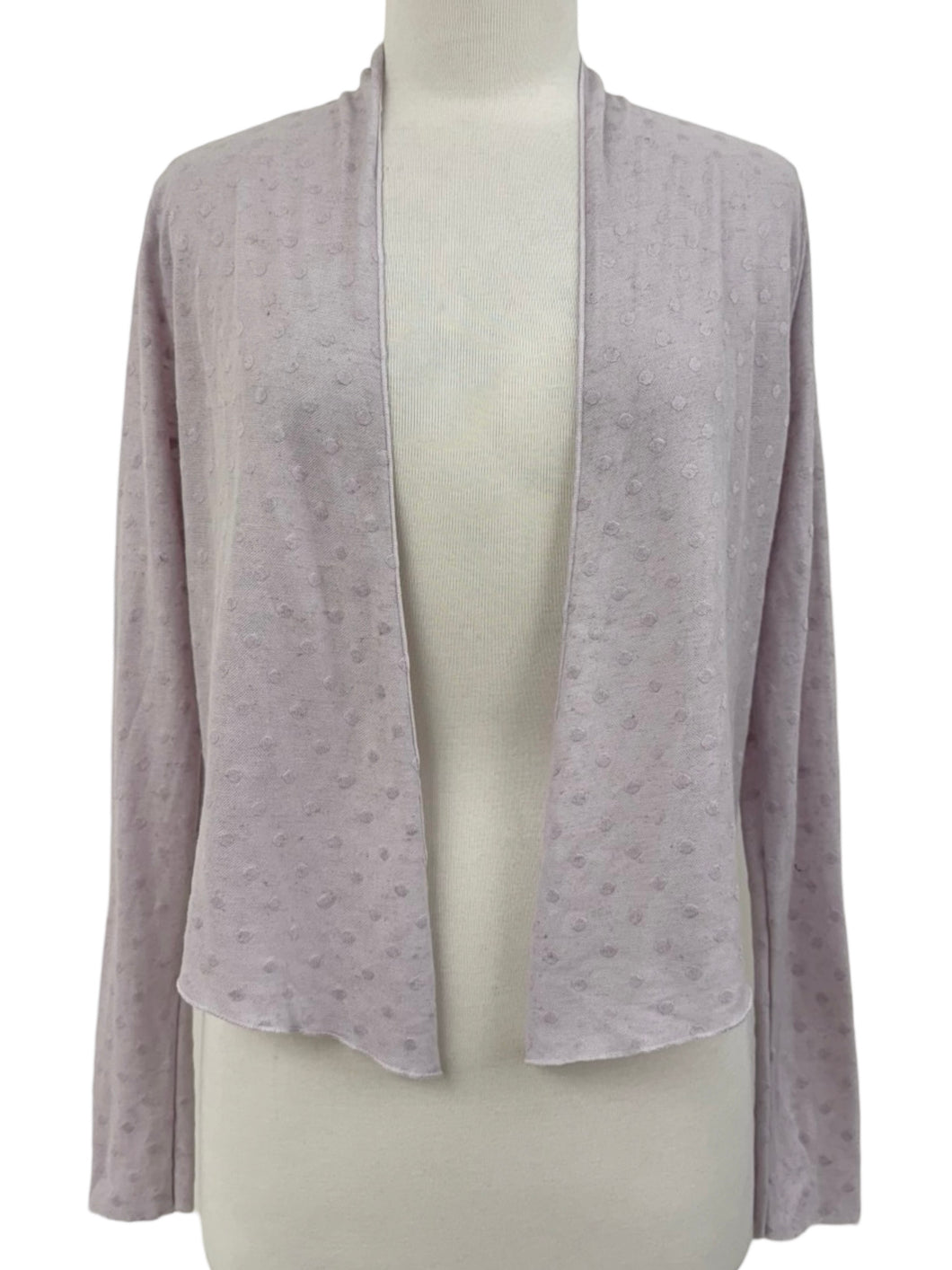 Cut Loose MESH DOT CROP CARDI - Originally $69 🔵
