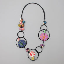 Load image into Gallery viewer, Sylca MONOCHROMATIC DISC NECKLACE
