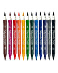 ooly CALLIGRAPHY DUO DOUBLE-ENDED MARKERS SET OF 12