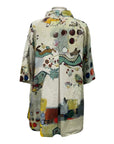 Three Potato TUNIC BUTTON BLOUSE