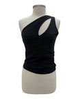 SKFK ONE SHOULDER CUTOUT TANK KRIS