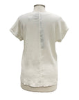 Porto PLEAT SHORT SLEEVE TOP PORTIA