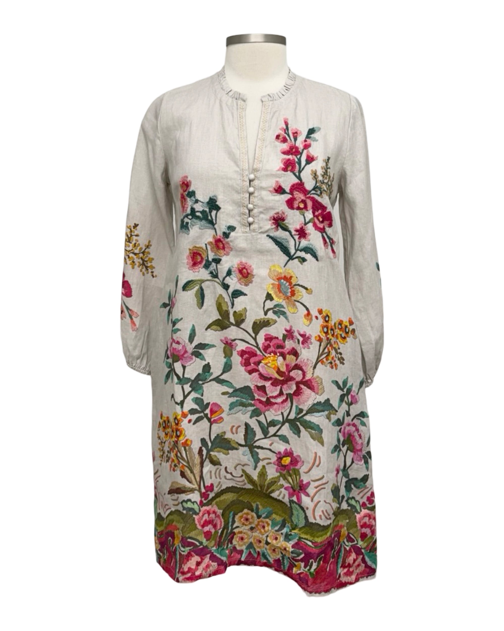 johnny was embroidered dress Johnny Was SHIFT DRESS MIRAZE – Marigold Clothing