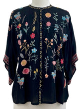 Load image into Gallery viewer, Johnny Was SHORT SLEEVE EMBROIDERED BLOUSE ROYLANE
