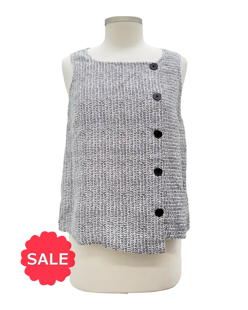 Olivia by Habitat LINEN STRIPE TANK - Originally $105