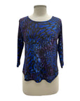 Sympli PRINT GO TO 3/4 SLEEVE SHORT