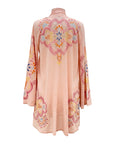 IVKO LONG EMBROIDERED CARDI SWEATER
