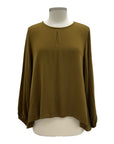 Bryn Walker LONG SLEEVE CREPE BLOUSE